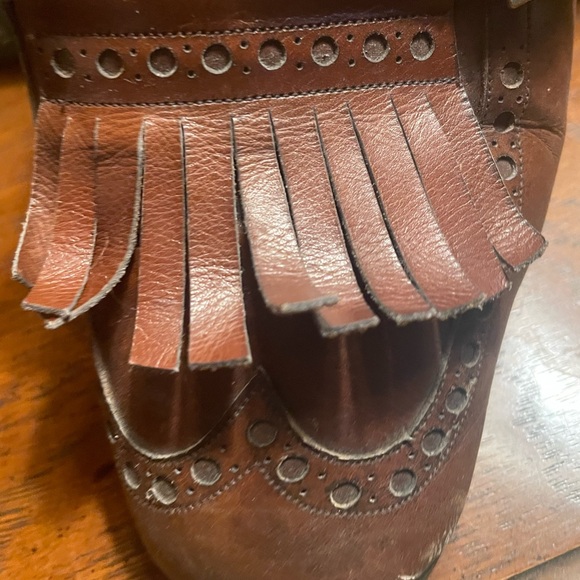 Classic Brown Leather women’s  Shoes 1950!!! Like new